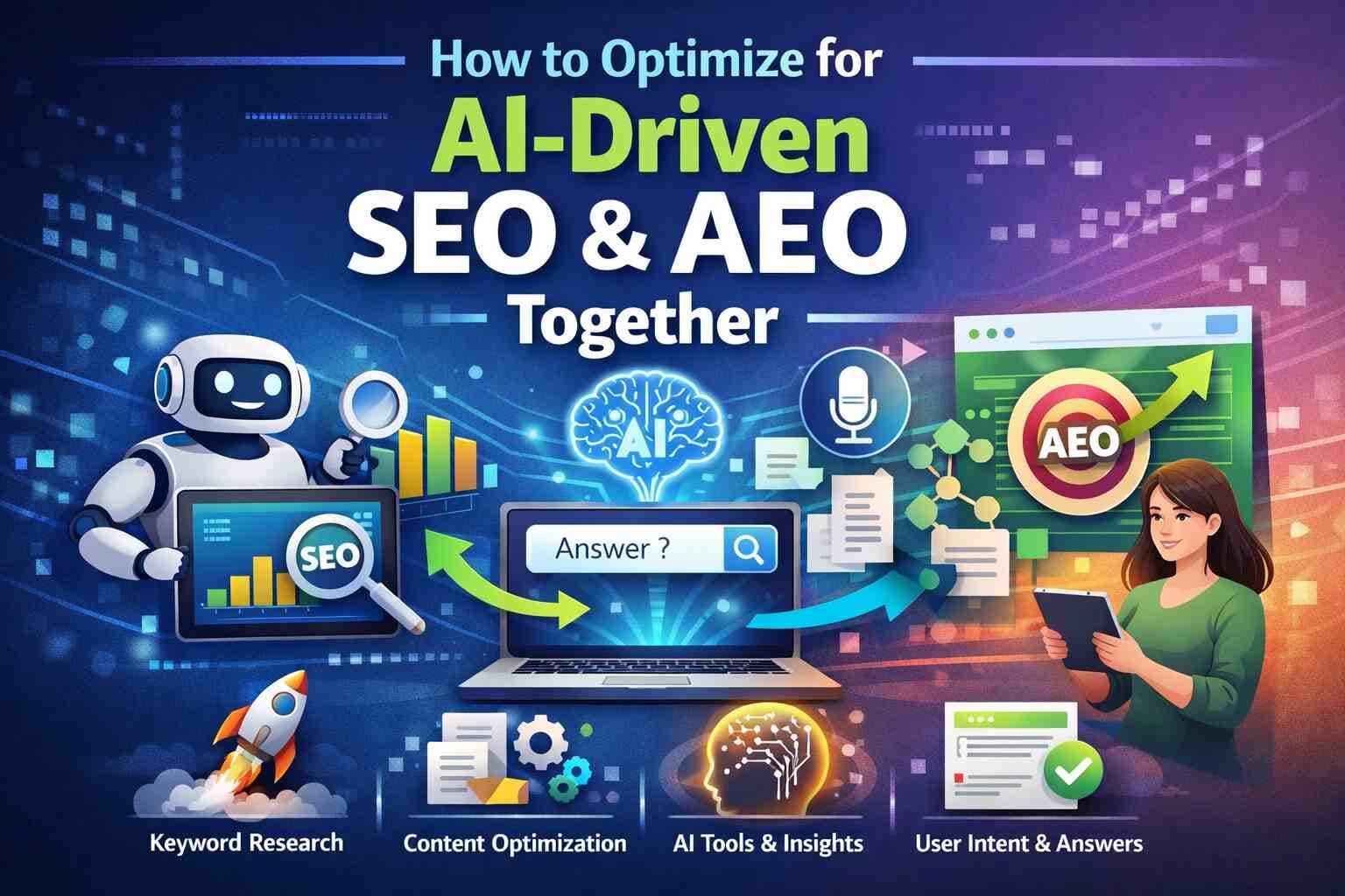 AI-Driven SEO and AEO together