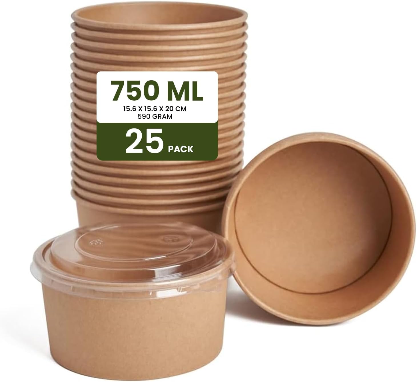 750-Ml-Pack-Of-25-Disposable-Bowls