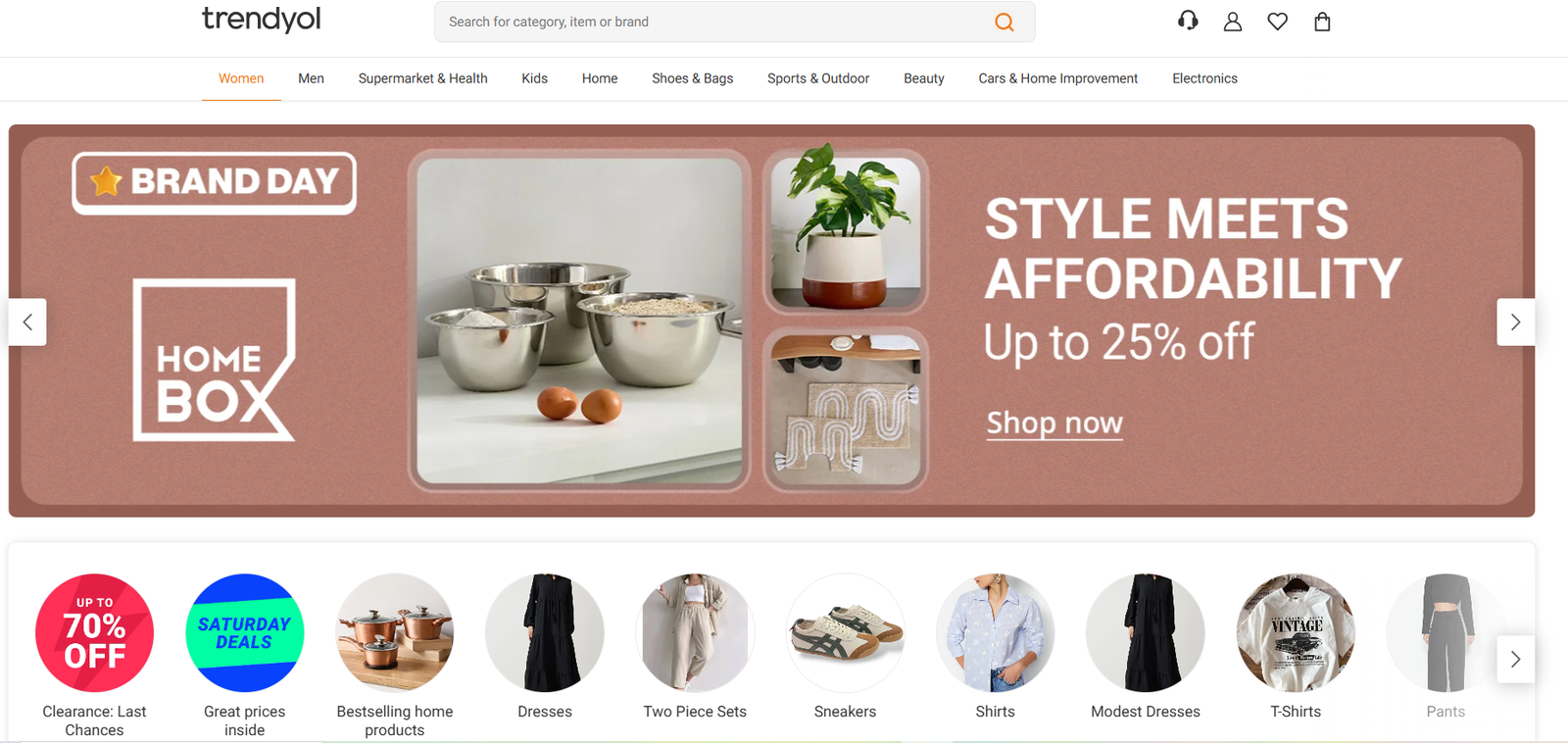 Trendyol Seller Center services